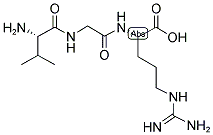 H-VAL-GLY-ARG-OH Struktur