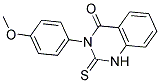 3-(4-METHOXYPHENYL)-2-THIOXO-1,3-DIHYDROQUINAZOLIN-4-ONE Struktur