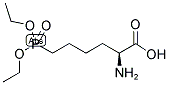 L(+)-2-AMINO-6-(O,O'-DIETHYLPHOSPHONO)HEXANOIC ACID Struktur