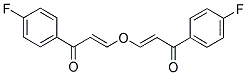 1-(4-FLUOROPHENYL)-3-([3-(4-FLUOROPHENYL)-3-OXOPROP-1-ENYL]OXY)PROP-2-EN-1-ONE Struktur