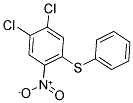 1,2-DICHLORO-4-NITRO-5-(PHENYLTHIO)BENZENE Struktur