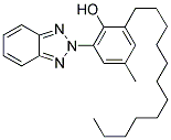 2-(2H-BENZOTRIAZOL-2-YL)-6-(DODECYL)-4-METHYLPHENOL Struktur