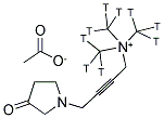 OXOTREMORINE-M ACETATE, [METHYL-3H]- Struktur