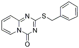 2-(BENZYLSULFANYL)-4H-PYRIDO[1,2-A][1,3,5]TRIAZIN-4-ONE Struktur