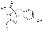 2-[(2-CHLOROACETYL)AMINO]-3-(4-HYDROXYPHENYL)PROPANOIC ACID Struktur