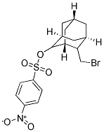 4-(BROMOMETHYL)-2-ADAMANTYL 4-NITROBENZENE-1-SULFONATE Struktur