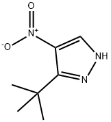 3-(TERT-BUTYL)-4-NITRO-1H-PYRAZOLE Struktur