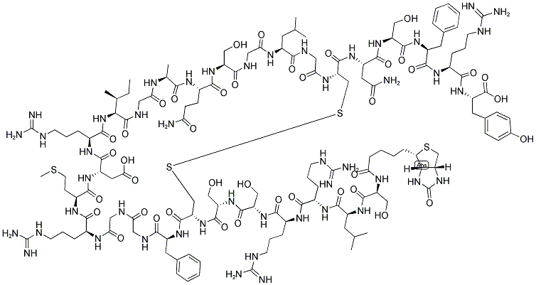 BIOTINYL-ANF (1-28) (HUMAN, CANINE) Struktur