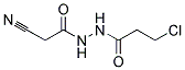 N'1-(3-CHLOROPROPANOYL)-2-CYANOETHANOHYDRAZIDE Struktur