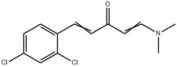 1-(2,4-DICHLOROPHENYL)-5-(DIMETHYLAMINO)-1,4-PENTADIEN-3-ONE Struktur