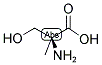 (S)-(+)-2-AMINO-2-METHYL-3-HYDROXYPROPANOIC ACID Struktur