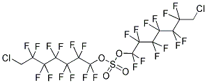 BIS(7-CHLORO-1H,1H-PERFLUOROHEPTYL)SULPHATE Struktur