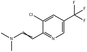 2-[3-CHLORO-5-(TRIFLUOROMETHYL)-2-PYRIDINYL]-N,N-DIMETHYL-1-ETHYLENAMINE Struktur