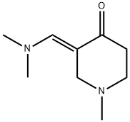 3-DIMETHYLAMINOMETHYLENE-1-METHYL-PIPERIDIN-4-ONE Struktur