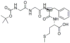 BOC-GLY-GLY-PHE-MET-OH Struktur