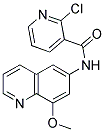 N3-(8-METHOXY-6-QUINOLYL)-2-CHLORONICOTINAMIDE Struktur