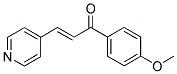 1-(4-METHOXYPHENYL)-3-(4-PYRIDYL)PROP-2-EN-1-ONE Struktur