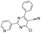 4-CHLORO-6-PHENYL-2-(3-PYRIDINYL)-5-PYRIMIDINECARBONITRILE Struktur