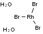 RHODIUM (III) BROMIDE DIHYDRATE Struktur