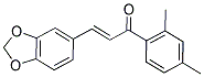 3-(1,3-BENZODIOXOL-5-YL)-1-(2,4-DIMETHYLPHENYL)PROP-2-EN-1-ONE Struktur