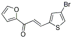 3-(4-BROMO-2-THIENYL)-1-(2-FURYL)PROP-2-EN-1-ONE Struktur