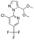 (1-[3-CHLORO-5-(TRIFLUOROMETHYL)-2-PYRIDINYL]-1H-PYRAZOL-5-YL)(METHOXY)METHYL METHYL ETHER Struktur