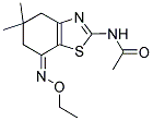 N-(7-(AZAMETHOXYETHYLENE)-5,5-DIMETHYL-4,5,6-TRIHYDROBENZOTHIAZOL-2-YL)ETHANAMIDE Struktur