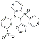 N1-[(DIPHENYLPHOSPHORYL)(2-FURYL)METHYL]-2-METHYL-5-NITROANILINE Struktur