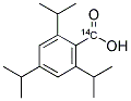 2,4,6-TRIISOPROPYL BENZOIC ACID, [CARBOXYL-14C] Struktur