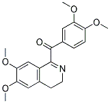 (6,7-DIMETHOXY-3,4-DIHYDRO-1-ISOQUINOLINYL)(3,4-DIMETHOXYPHENYL)METHANONE Struktur