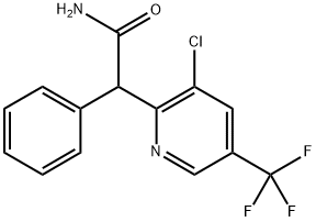 2-[3-CHLORO-5-(TRIFLUOROMETHYL)-2-PYRIDINYL]-2-PHENYLACETAMIDE Struktur