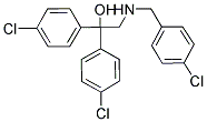 2-[(4-CHLOROBENZYL)AMINO]-1,1-BIS(4-CHLOROPHENYL)-1-ETHANOL Struktur