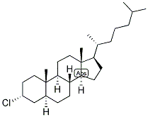 5ALPHA-CHOLESTAN-3ALPHA-CHLORO Struktur