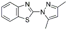 2-(3,5-DIMETHYL-1H-PYRAZOL-1-YL)-1,3-BENZOTHIAZOLE Struktur