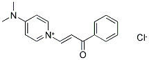 3-[4-(DIMETHYLAMINO)PYRIDINIUM-1-YL]-1-PHENYLPROP-2-EN-1-ONE CHLORIDE Struktur