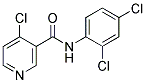 N3-(2,4-DICHLOROPHENYL)-4-CHLORONICOTINAMIDE Struktur