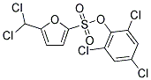 2,4,6-TRICHLOROPHENYL 5-(DICHLOROMETHYL)FURAN-2-SULFONATE Struktur