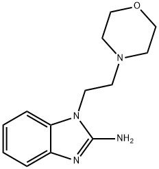 1-(2-MORPHOLIN-4-YLETHYL)-1H-BENZIMIDAZOL-2-AMINE Struktur