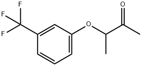 3-[3-(TRIFLUOROMETHYL)PHENOXY]-2-BUTANONE Struktur