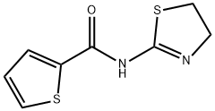 N-(2,5-THIAZOLINYL)-2-THIENYLFORMAMIDE Struktur