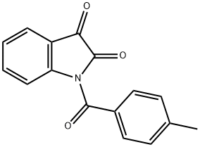 1-((4-METHYLPHENYL)CARBONYL)INDOLINE-2,3-DIONE Struktur