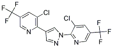 3-CHLORO-2-(4-[3-CHLORO-5-(TRIFLUOROMETHYL)-2-PYRIDINYL]-1H-PYRAZOL-1-YL)-5-(TRIFLUOROMETHYL)PYRIDINE Struktur