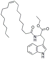 N-OLEOYL-DL-TRYPTOPHAN ETHYL ESTER Struktur