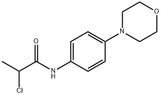 2-CHLORO-N-(4-MORPHOLINOPHENYL)PROPANAMIDE Struktur