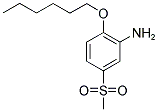 2-(N-HEXYLOXY)-5-(METHYLSULFONYL)BENZENEAMINE Struktur