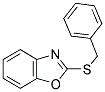 2-(BENZYLTHIO)-1,3-BENZOXAZOLE Struktur