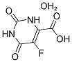 5-FLUOROOROTIC ACID MONOHYDRATE Struktur