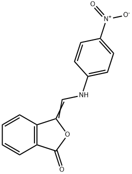 3-[(4-NITROANILINO)METHYLENE]-2-BENZOFURAN-1(3H)-ONE Struktur