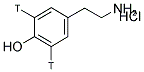 TYRAMINE HYDROCHLORIDE, [RING-3,5-3H] Struktur