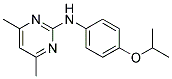 N-(4-ISOPROPOXYPHENYL)-4,6-DIMETHYL-2-PYRIMIDINAMINE Struktur